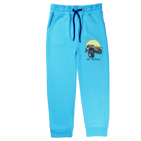 READY TO CRUSH JUNIOR BOY SKY BLUE TERYY FABRIC TRACK SUIT