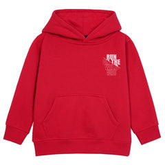 RUN ON THE RED BOYS FLEECE HOODIE