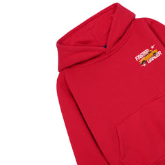 FASTER DANGER RED BOYS FLEECE HOODIE
