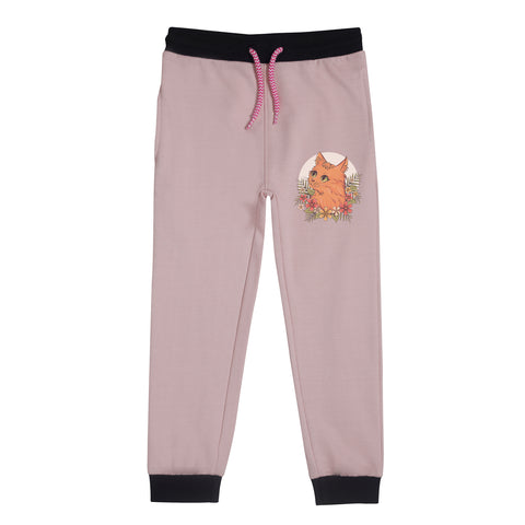 CUTE CAT PINK COLOR GIRLS TRACK SUIT