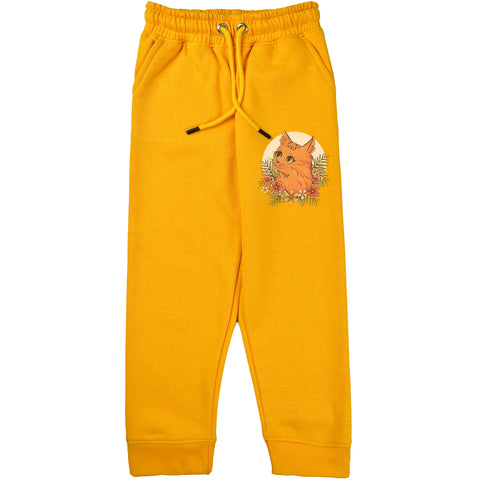 CUTE CAT MUSTERED COLOR GIRLS TRACK SUIT