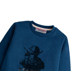 SOLDIER NAVY BOYS LONG SLEEVE SWEAT-SHIRT