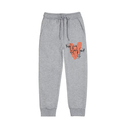 HEART JUNIOR GIRLS GREY HEADER COLOR TRACK SUIT