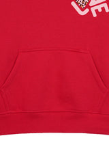 LOVE RED GIRLS FLEECE HOODIE