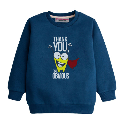 THANK YOU NAVY BOYS LONG SLEEVE SWEAT-SHIRT