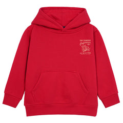 SAN FRANCISCO  RED BOYS FLEECE HOODIE