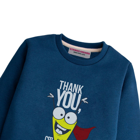 THANK YOU NAVY BOYS LONG SLEEVE SWEAT-SHIRT