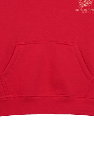 SAN FRANCISCO  RED BOYS FLEECE HOODIE