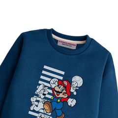 SUPER MARIO BOYS LONG SLEEVE SWEAT-SHIRT
