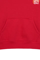 BURN FOR FAT RED BOYS FLEECE HOODIE