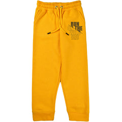 RUN ON THE WILD SIDE JUNIOR BOY YELLOW HEADER COLOR TRACK SUIT