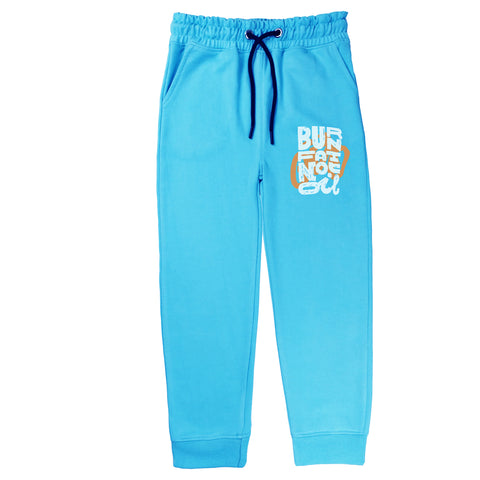 BURN FOR FAT JUNIOR BOY SKY BLUE TERYY FABRIC TRACK SUIT