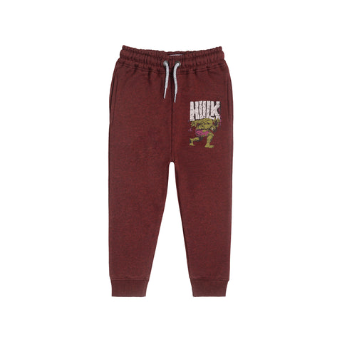 HULK JUNIOR BOY BURGUNDY FLEESE TRACK SUIT