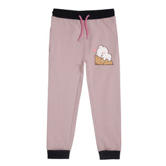 MILK AND MOCHA PINK COLOR GIRLS TRACK SUIT