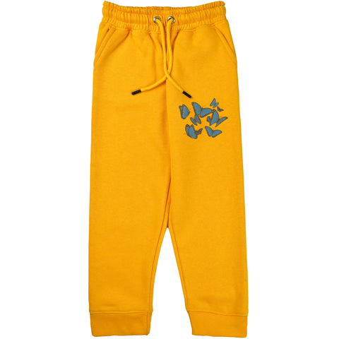 MUSTERED BUTTERFLY GIRLS FLEECE TRACK SUIT