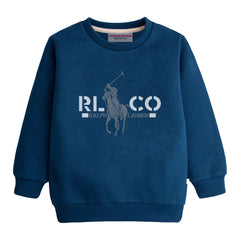 POLO NAVY BOYS LONG SLEEVE SWEAT-SHIRT