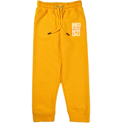 BURN FOR FAT JUNIOR BOY FLEECE YELLOW HEADER COLOR TRACK SUIT