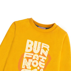 BURN FOR FAT FLEECE MUSTERED SWEATSHIRT