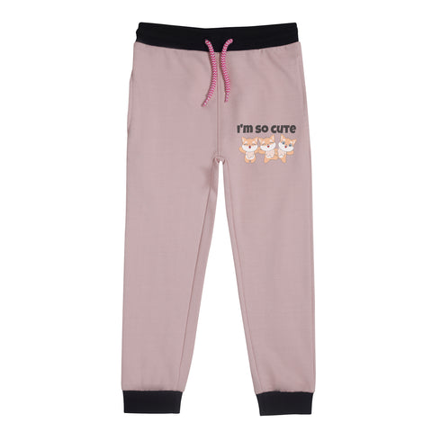 I'M SO CUTE PINK COLOR GIRLS TRACK SUIT