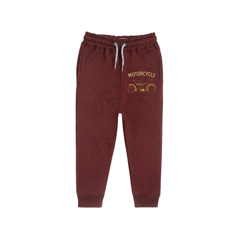 MOTORCYCLE JUNIOR BOY BURGUNDY COLOR TRACK SUIT