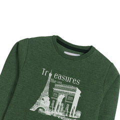 TREASURE SWEAT-SHIRT ARMY COLOR