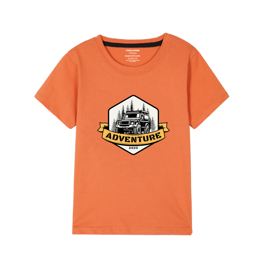 ORANGE GRAPHICS ADVENTURE T-SHIRT 1920