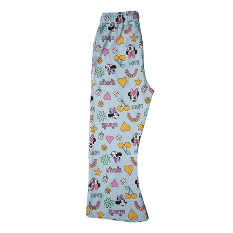 MINNIE PRINTED SKY BLUE JUNIOR GIRLS TROUSER