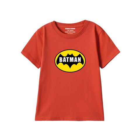 BATMAN RED COLOR BOYS T.SHIRT