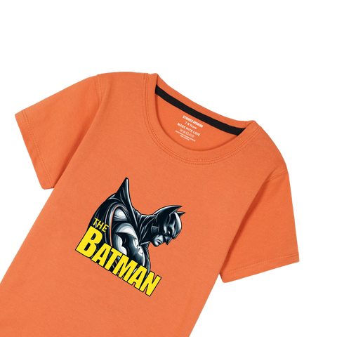ORANGE GRAPHICS BATMAN T-SHIRT