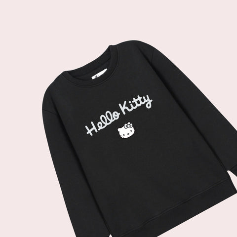 HELLO KITTY PRINTED BLACK COLOR Girls Sweat-Shirt