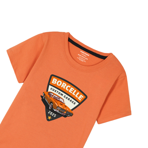 ORANGE GRAPHICS BORCELLE T-SHIRT