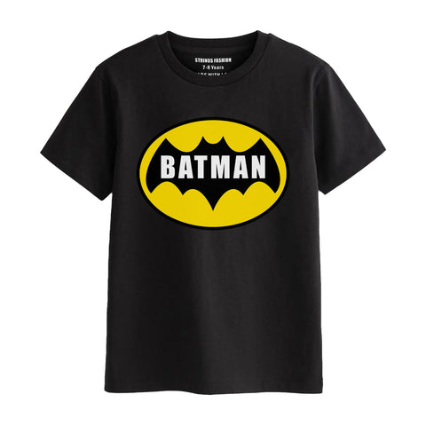 BATMAN BOYS SHORT SLEEVE BLACK T.SHIRT & BOX PRINTED SHORTS (SF-28102)
