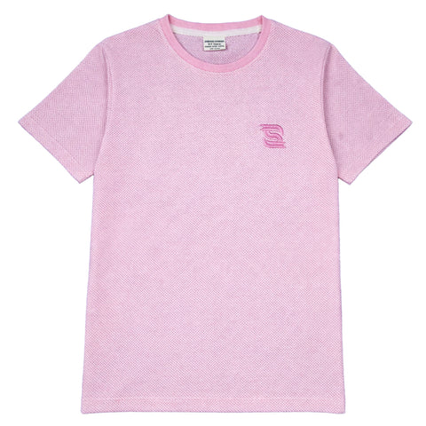 PINK WHITE POPCONE BOYS SHIRT