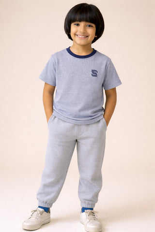 BLACK WHITE POPCONE BOYS SHIRT