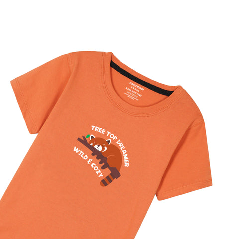 ORANGE GRAPHICS DREAMEER T-SHIRT