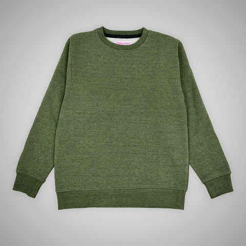 Junior Boy Sweat-Shirt Olive Green Color