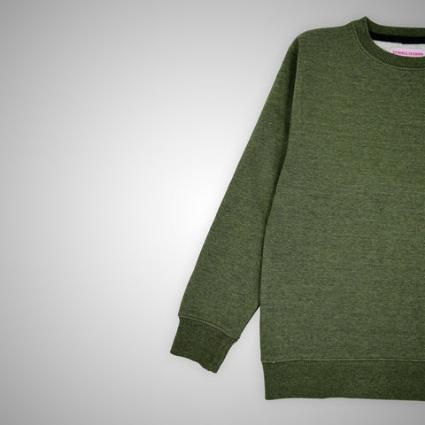 Junior Boy Sweat-Shirt Olive Green Color