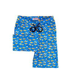 DIGITAL PRINTED SKY BLUE SHORTS