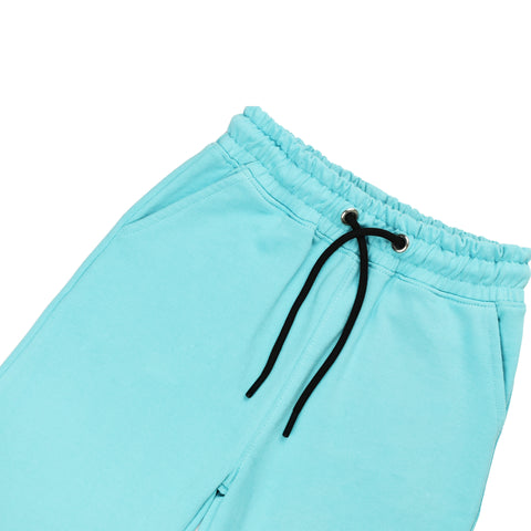 GIRLS SKYBLUE TERRY FABRIC TROUSER