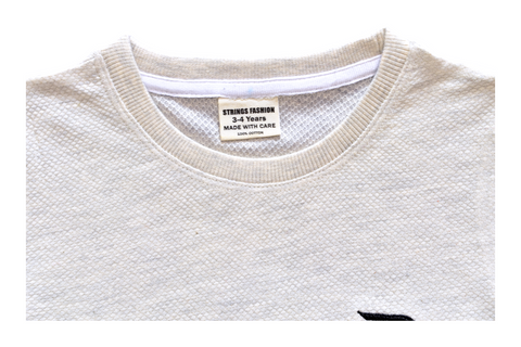 GRYAISH WHITE POPCONE BOYS SHIRT