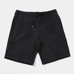 BOYS BLACK TERRY SHORTS