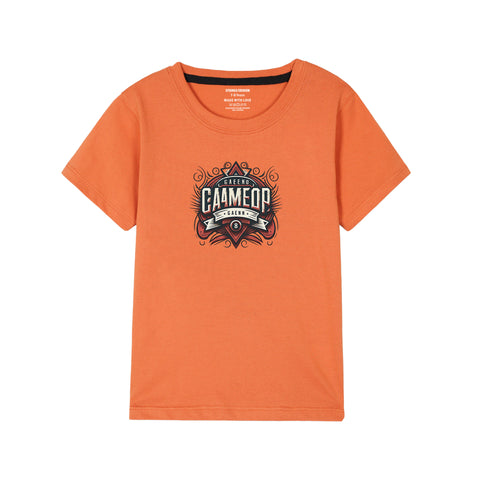 ORANGE GRAPHICS GAMLER T-SHIRT