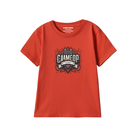 RED GRAPHICS GAMER T-SHIRT 2000