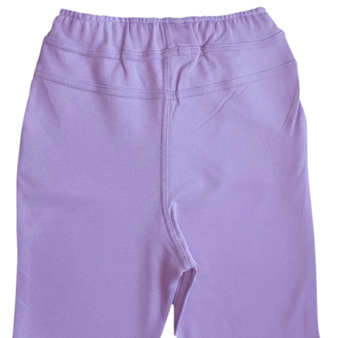 PURPLE GIRLS TERRY FABRIC PENT