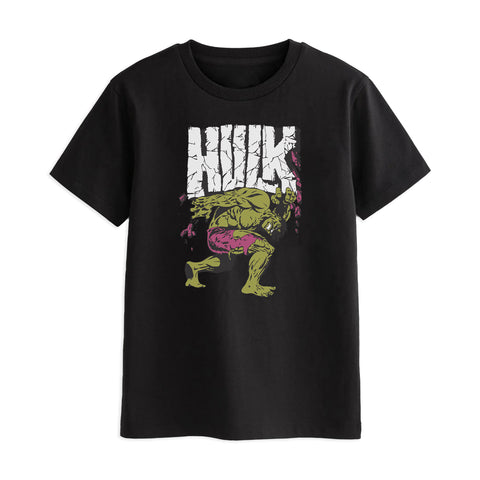 HULK BOYS SHORT SLEEVE BLACK T.SHIRT & SHORTS