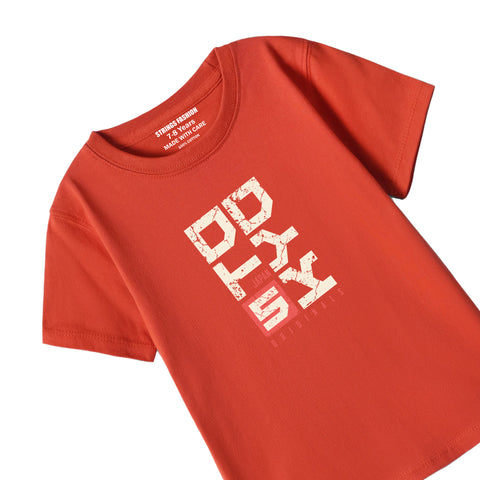 RED GRAPHICS TOKYO T-SHIRT