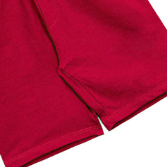 MEHROON COTTON TERRY BOYS SHORTS