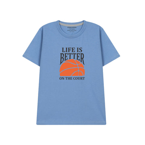 MOLE GREY GRAPHS LIFE IS BETTER T-SHIRT