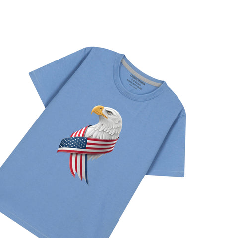 MOLE GREY GRAPHICS AMERCIAN BADGE T-SHIRT