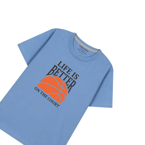 MOLE GREY GRAPHS LIFE IS BETTER T-SHIRT